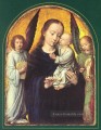 Maria und das Kind mit zwei Musizierende Engel Gerard David